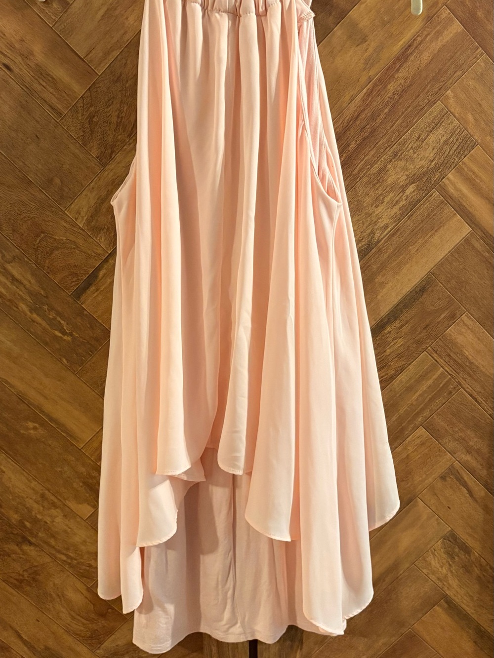 VENUS Blush Halter Mini Homecoming Dress - Picture 5 of 5